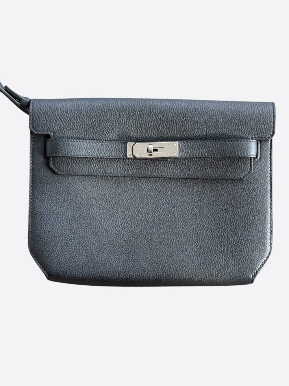 Hermes Black Togo & Palladium Hardware Kelly Depeches 25